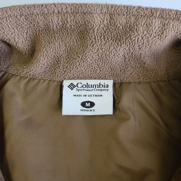 Columbia Quilted Vest Women's Size Medium Brown - Picture 5 of 8